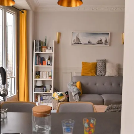 Lägenhet Nice Cosy Apt Near Batignolles Paris
