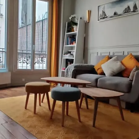 Nice Cosy Apt Near Batignolles Lägenhet *
